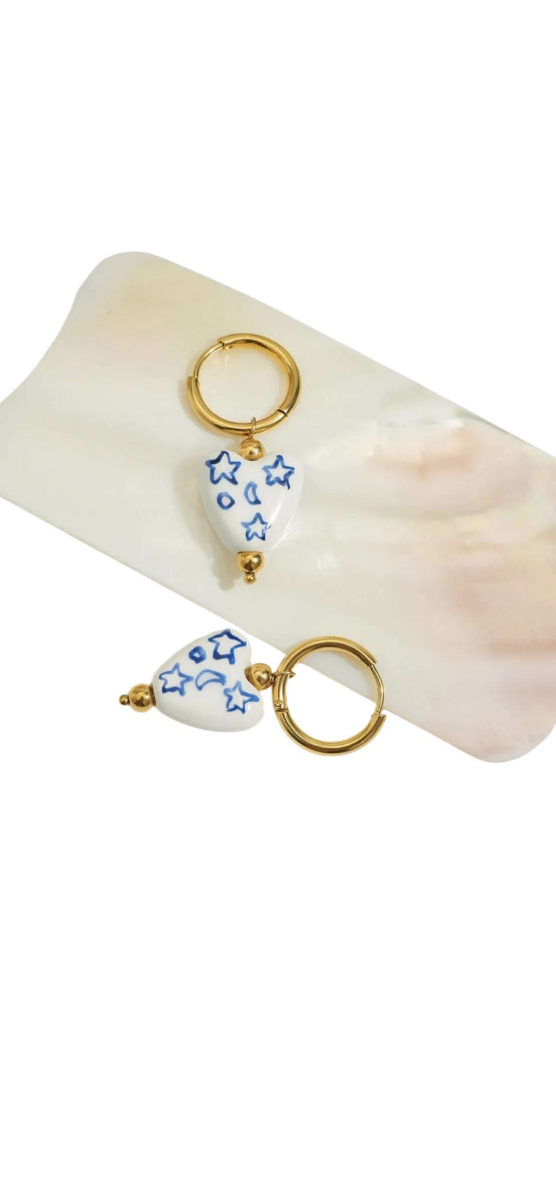 Shars Star Heart Earrings