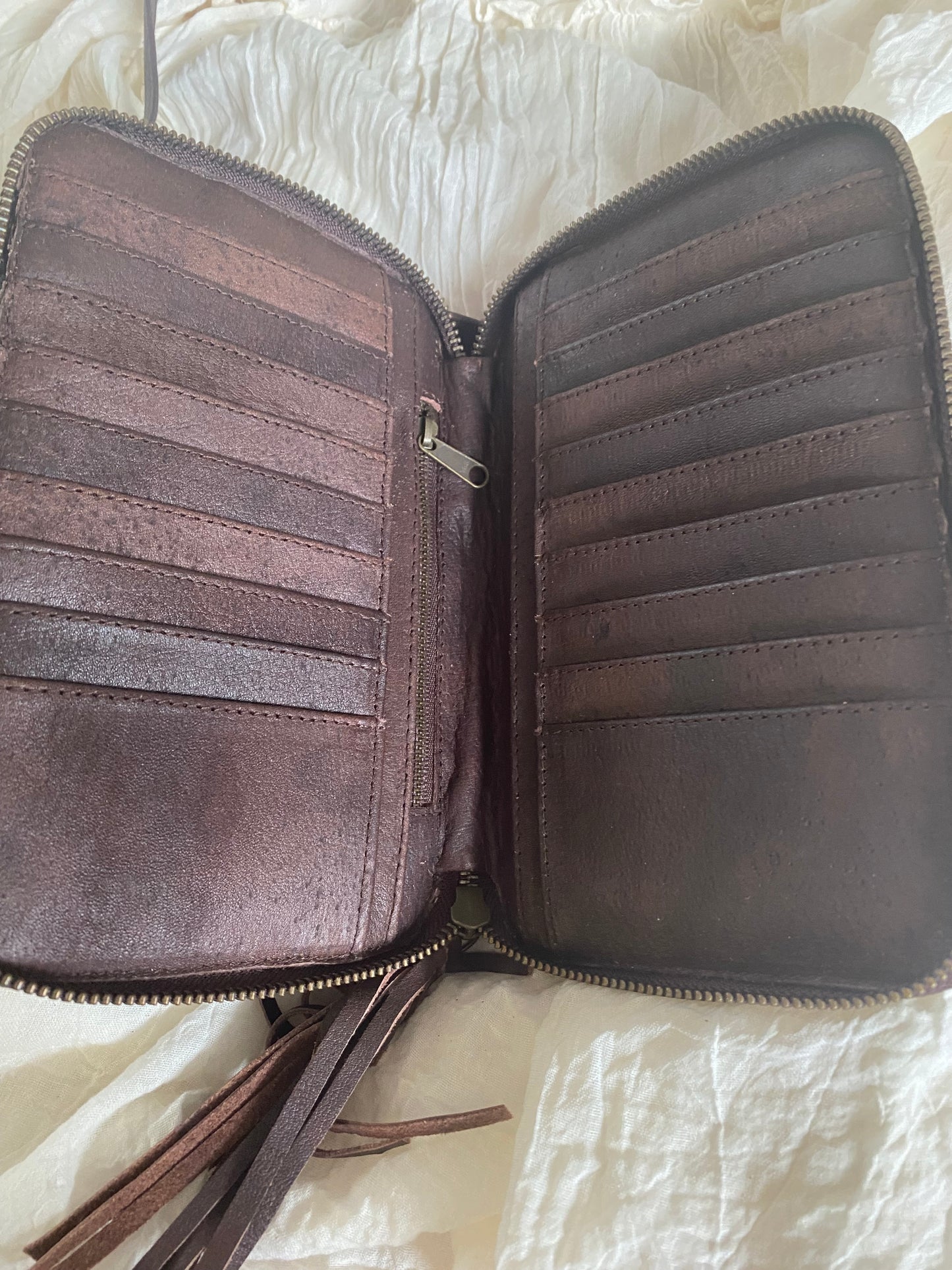 Dreamcatcher Phone Wallet pouch Travel Bag With Turquoise Stone