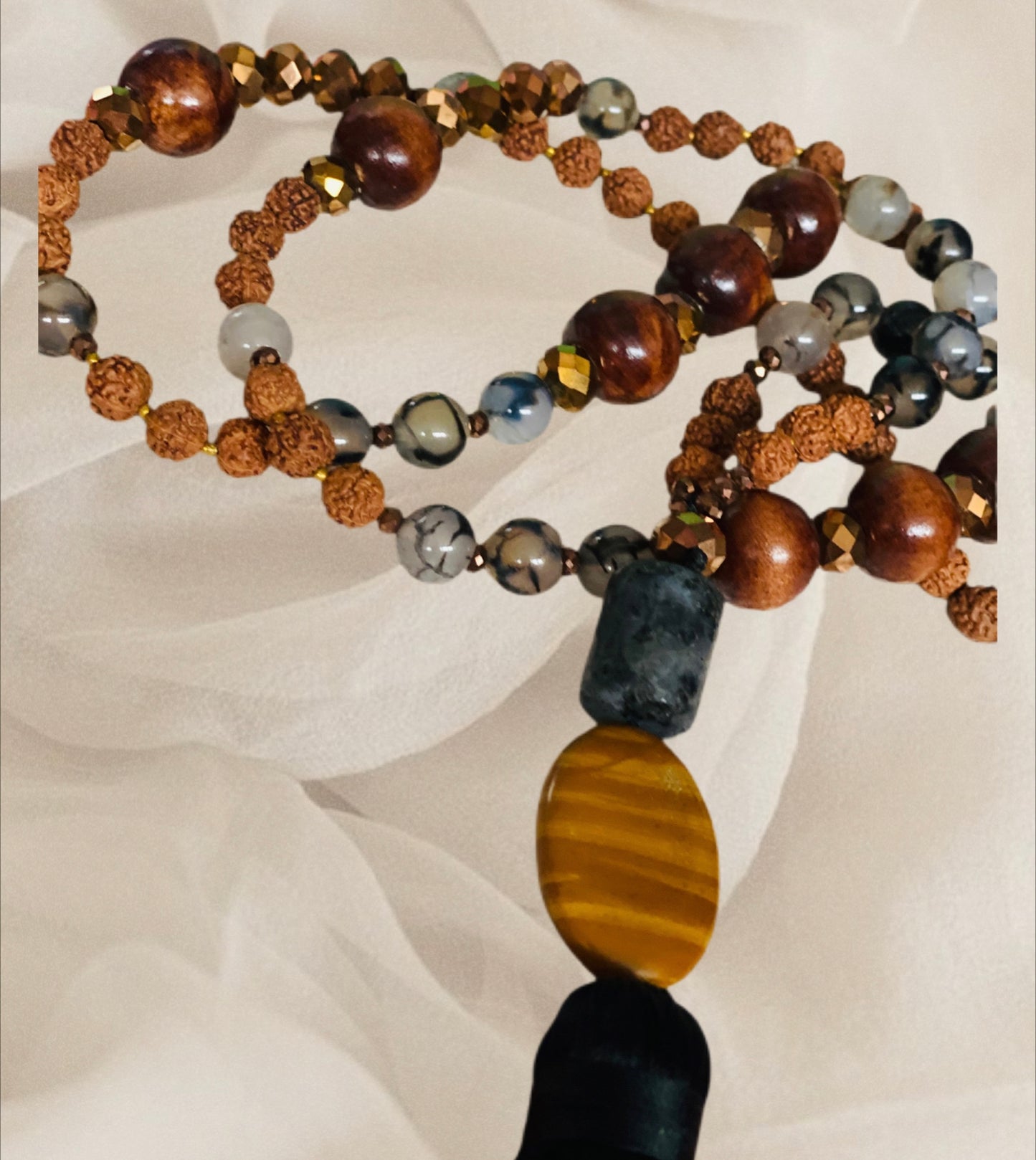 Coco Bead Necklace With Tassel