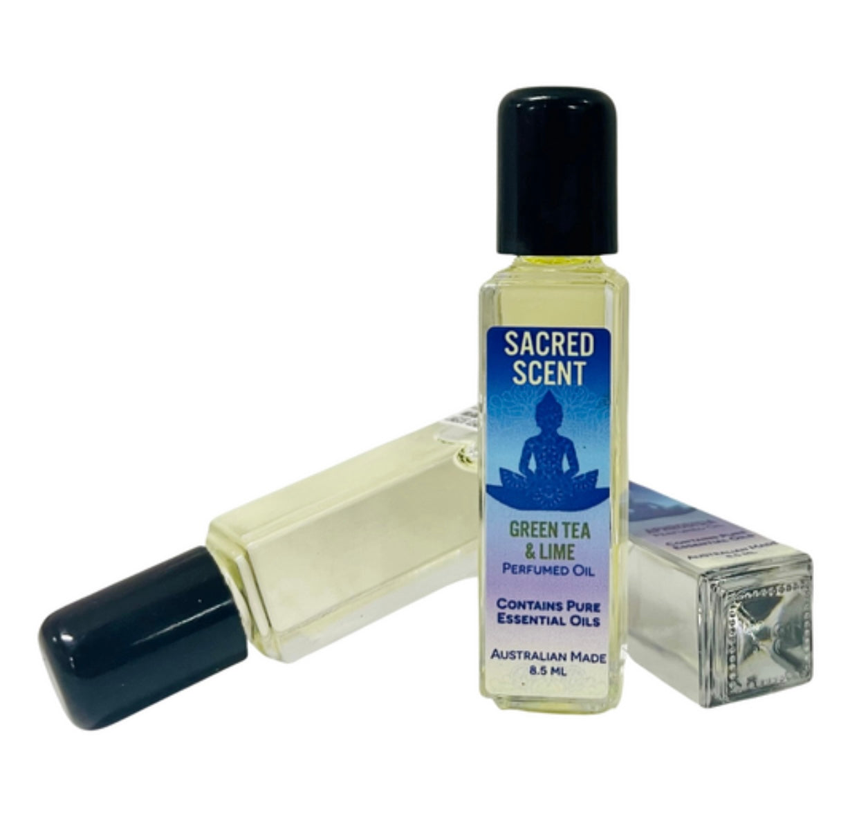 Sacred Scent Green Tea and Lime Perfume Oil 8.5ml