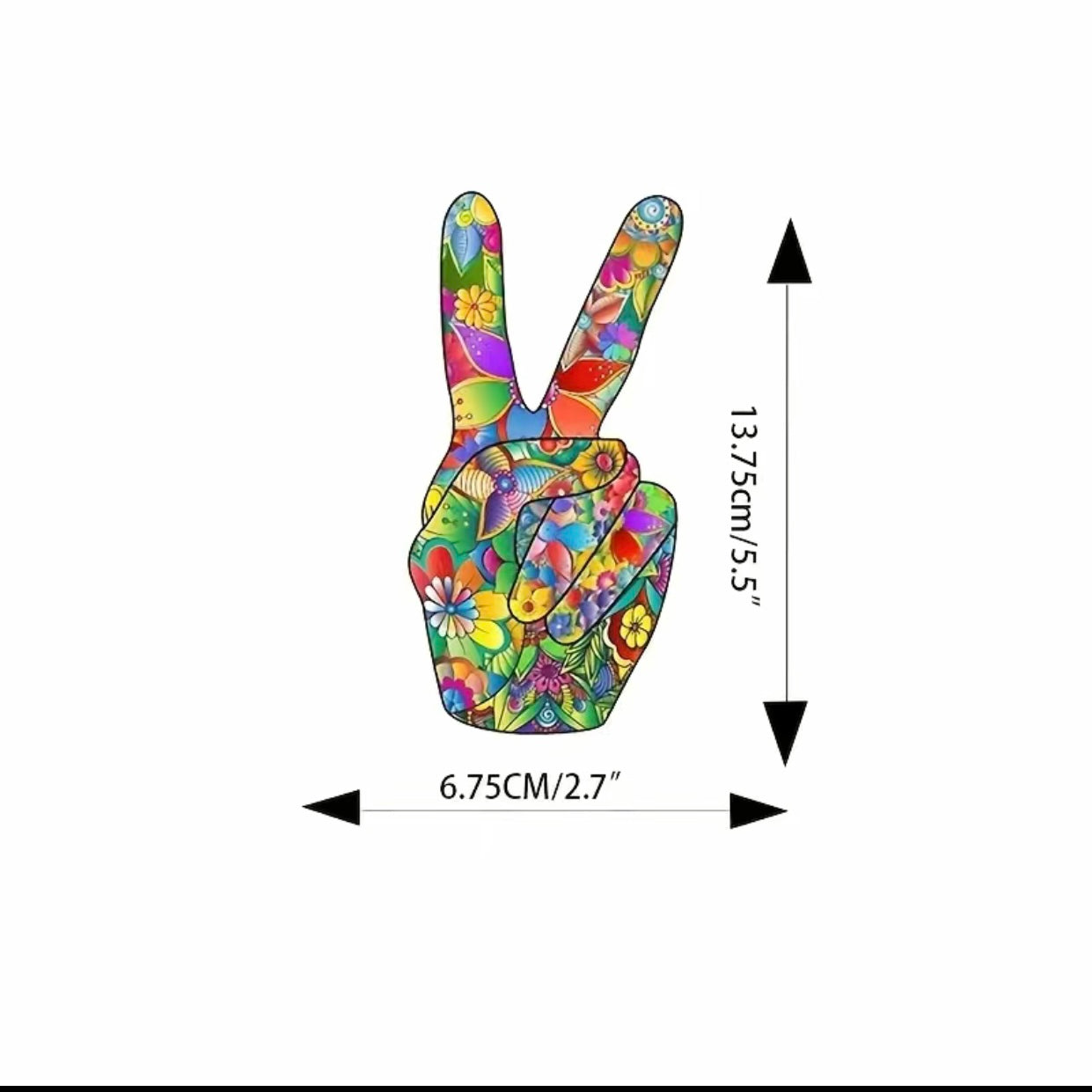 Peace Sign Vinyl Sticker Decal Car-Caravan-Window-Home
