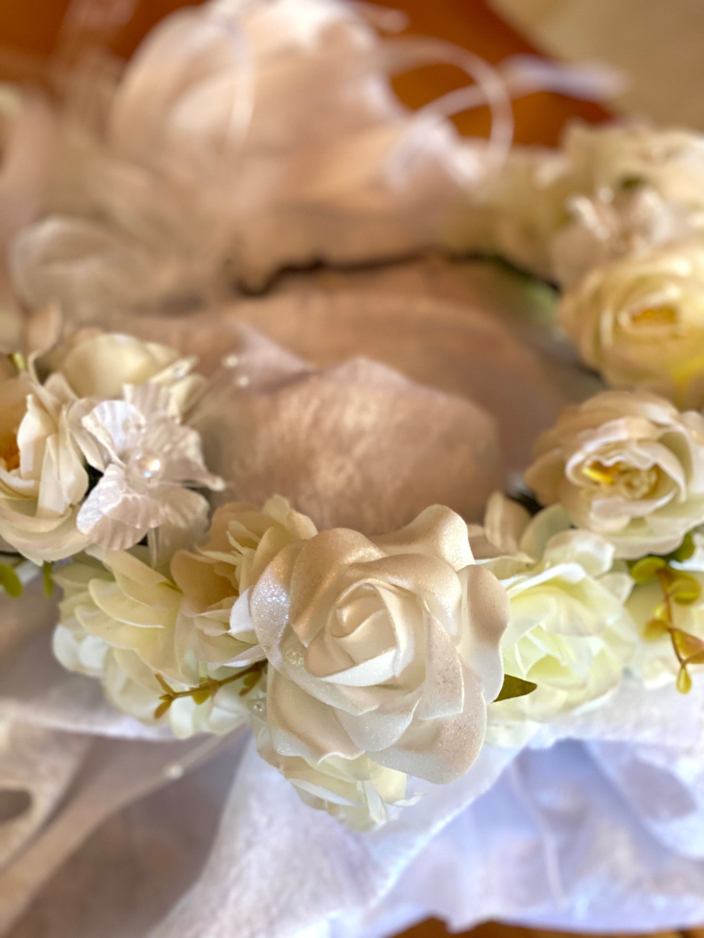 Flower Crown Headpiece “Destiny” Wedding-Bridesmaids-Festival