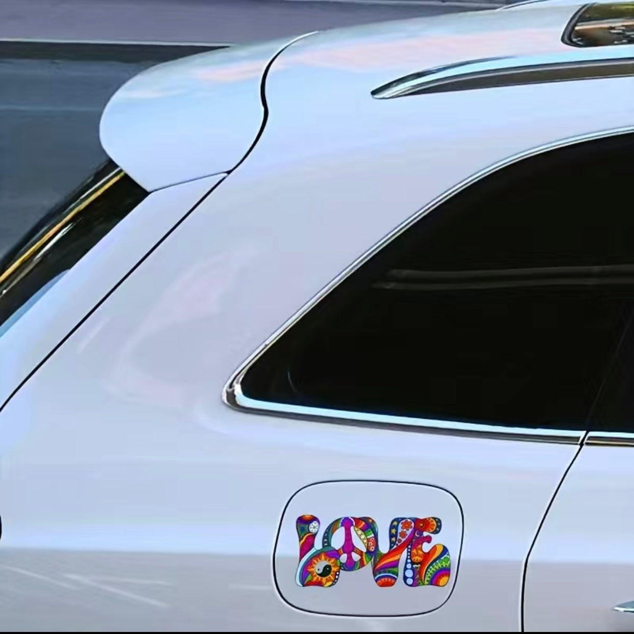 Psychedelic Love Vinyl Sticker Car-Laptop-Luggage
