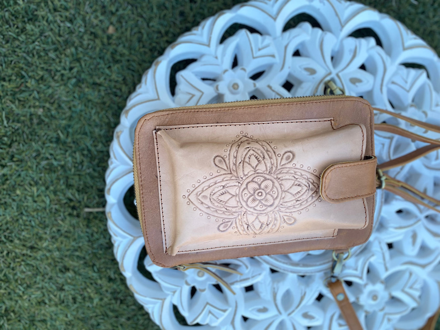 New Leather Travel Bag*Wallet*Phone Pouch