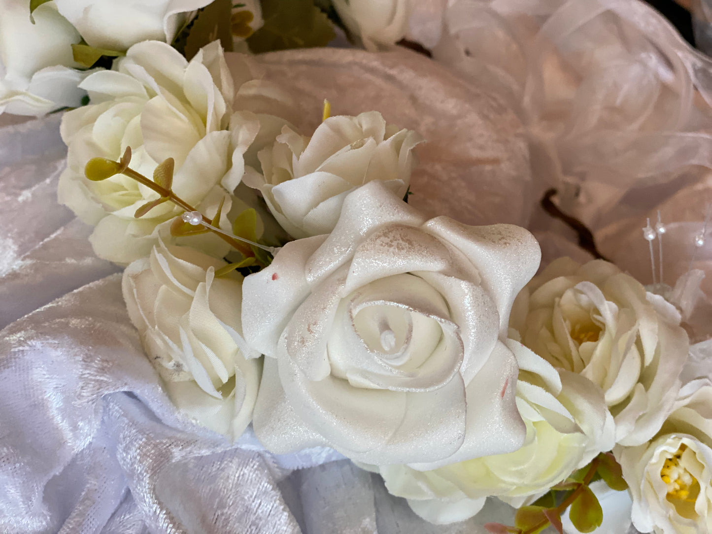 Flower Crown Headpiece “Destiny” Wedding-Bridesmaids-Festival