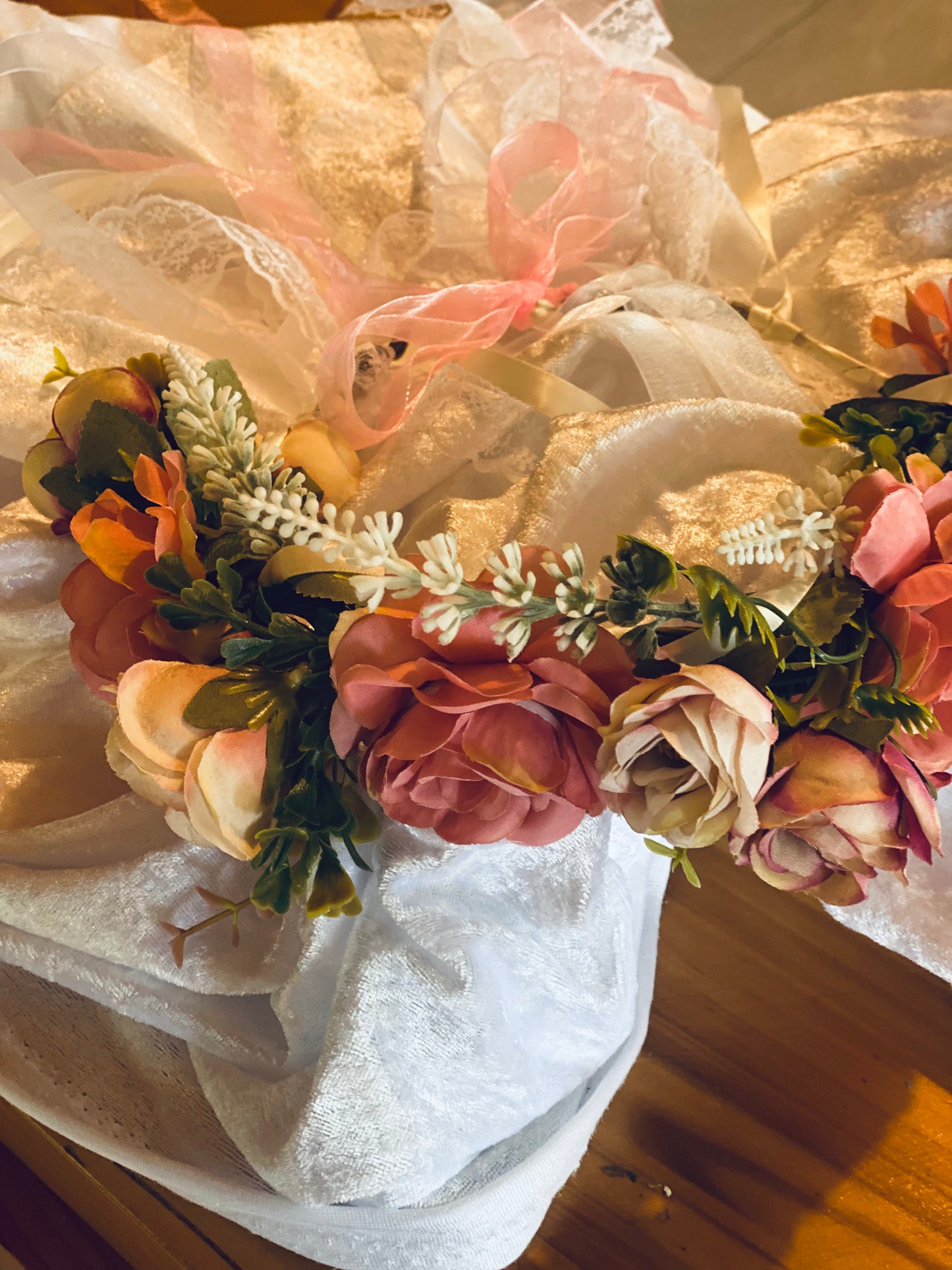 Flower Crown Headpiece “Sasha” Wedding-Bridesmaids-Festival