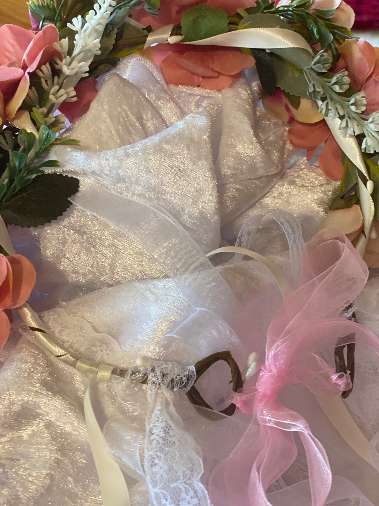 Flower Crown Headpiece “Sasha” Wedding-Bridesmaids-Festival