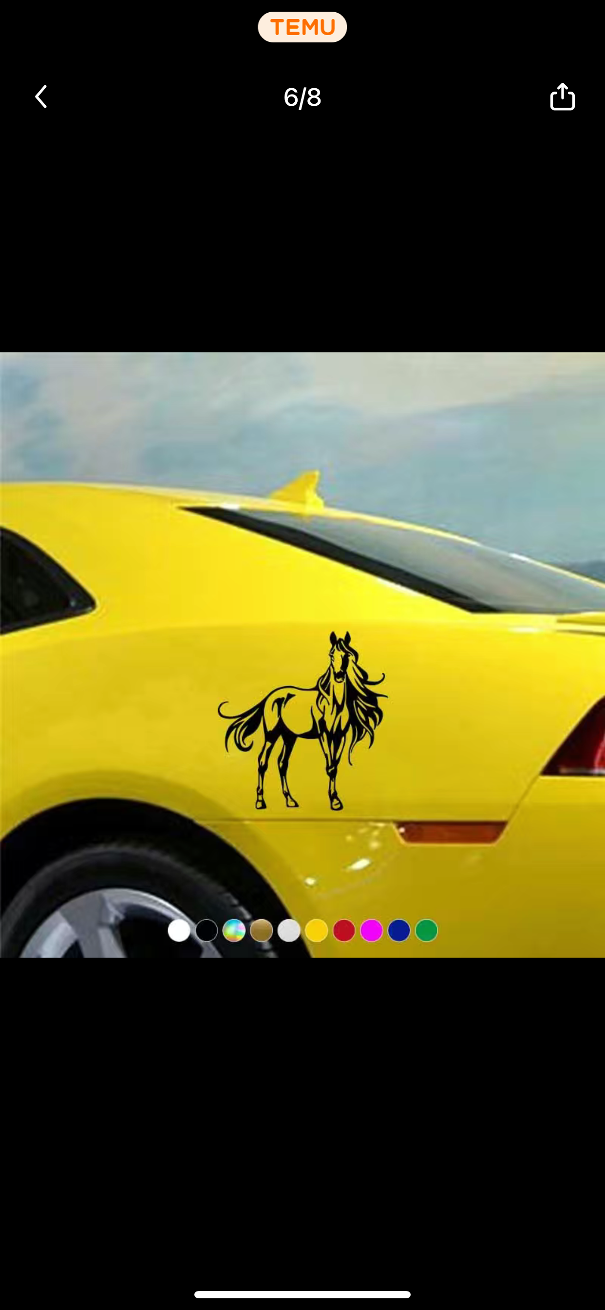 Horse Vinyl X-Large Reflective Sticker Decal Car-Caravan-Horsefloat