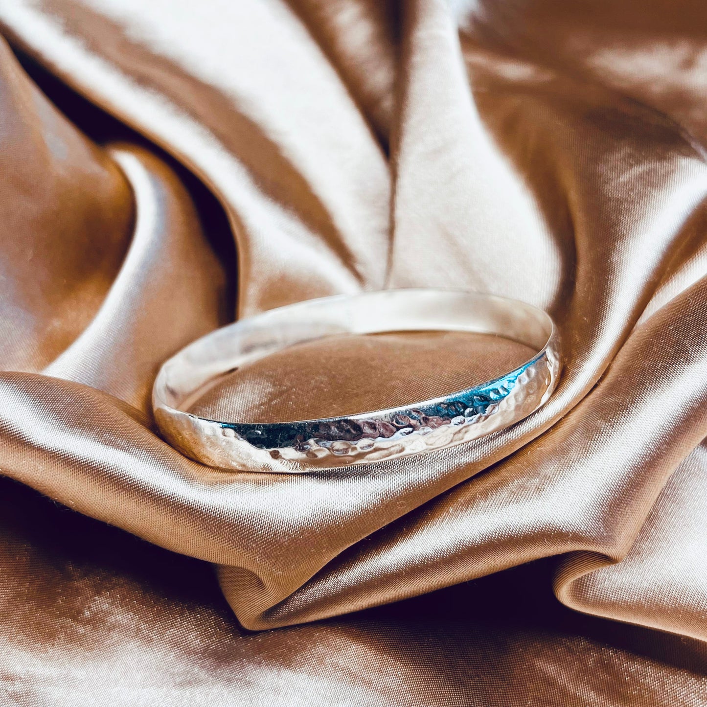 925 Sterling Silver Embossed Design Bangle