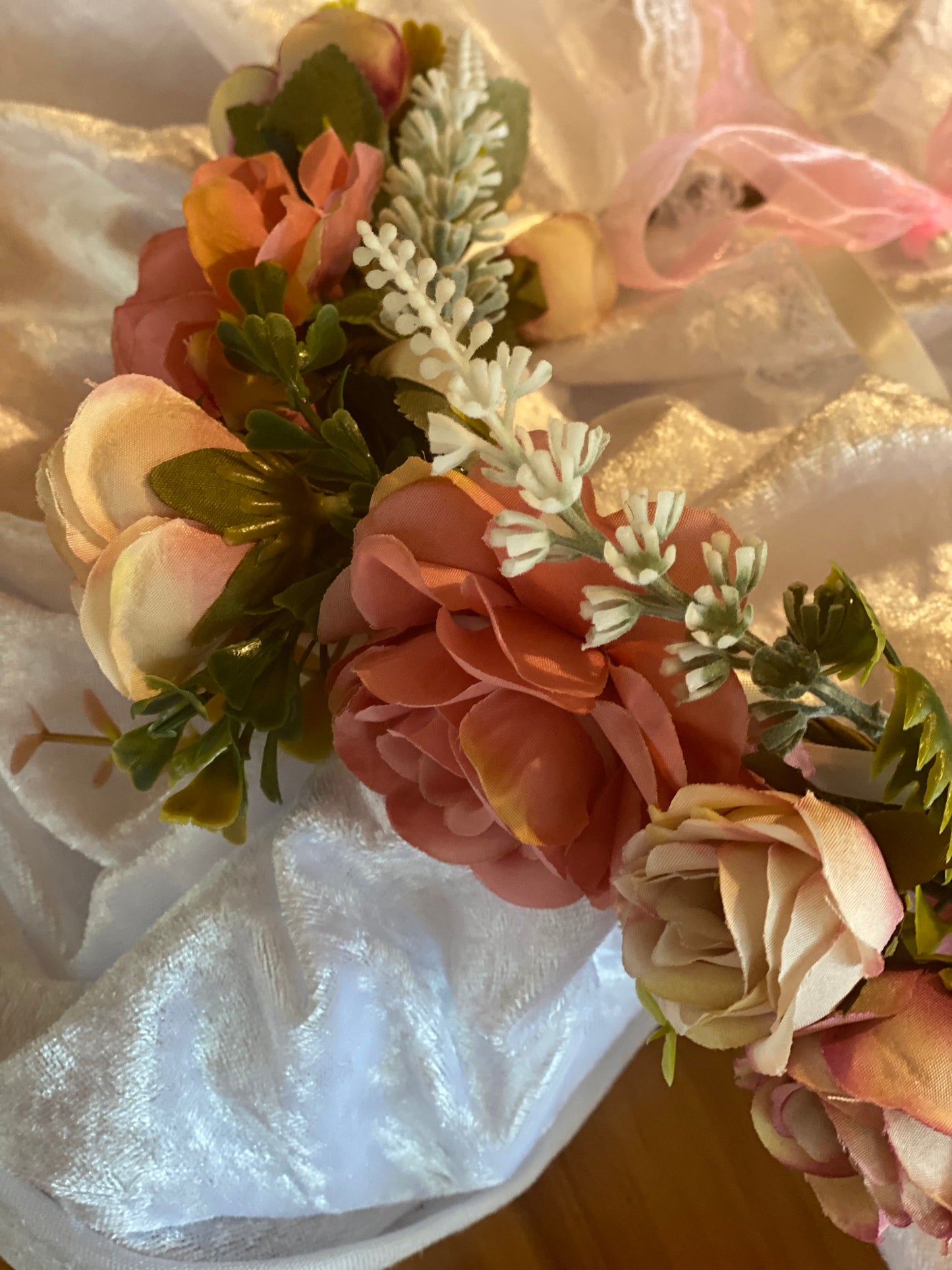 Flower Crown Headpiece “Sasha” Wedding-Bridesmaids-Festival
