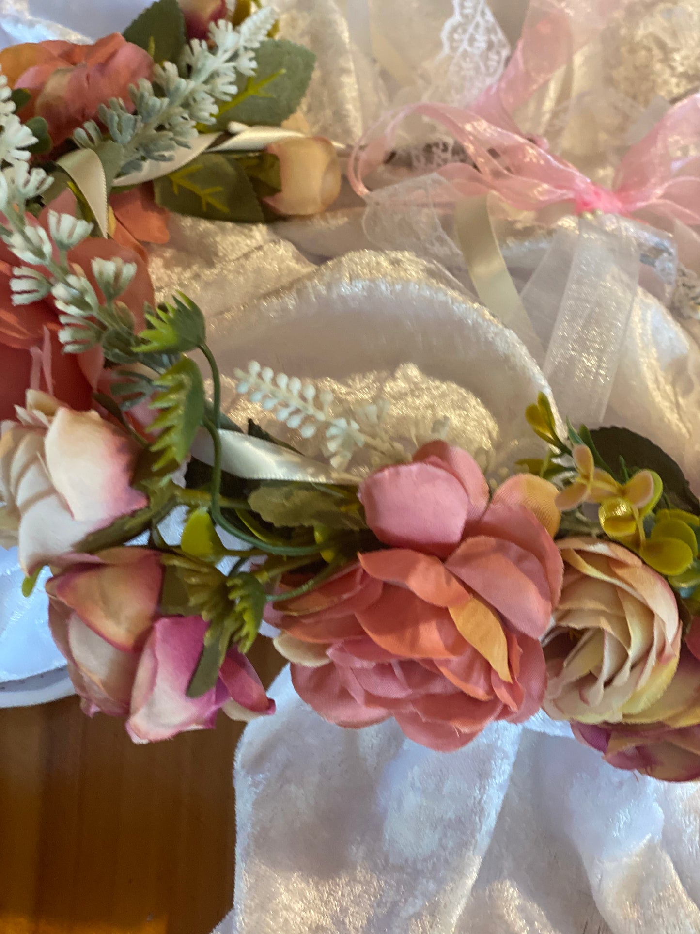 Flower Crown Headpiece “Sasha” Wedding-Bridesmaids-Festival