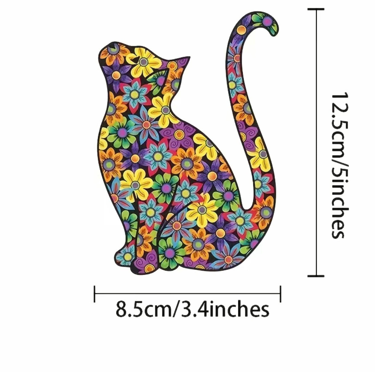 Boho Cat Vinyl Sticker Decal Car Rear Window-Laptop