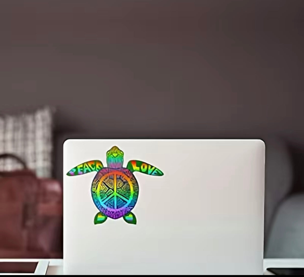 Peace-Turtle Vinyl Sticker Decal Car-Laptop-Luggage-Home