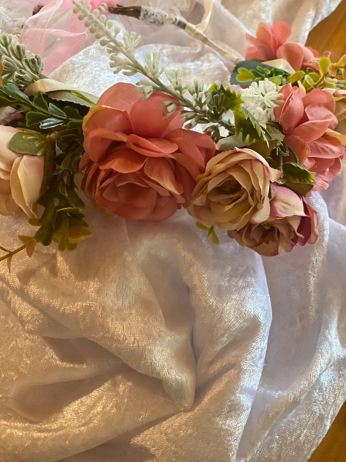Flower Crown Headpiece “Sasha” Wedding-Bridesmaids-Festival