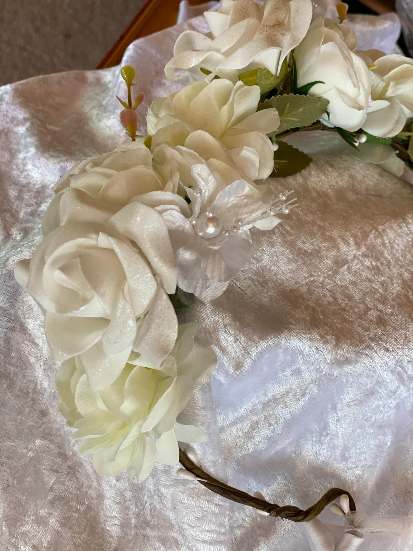 Flower Crown Headpiece “Destiny” Wedding-Bridesmaids-Festival