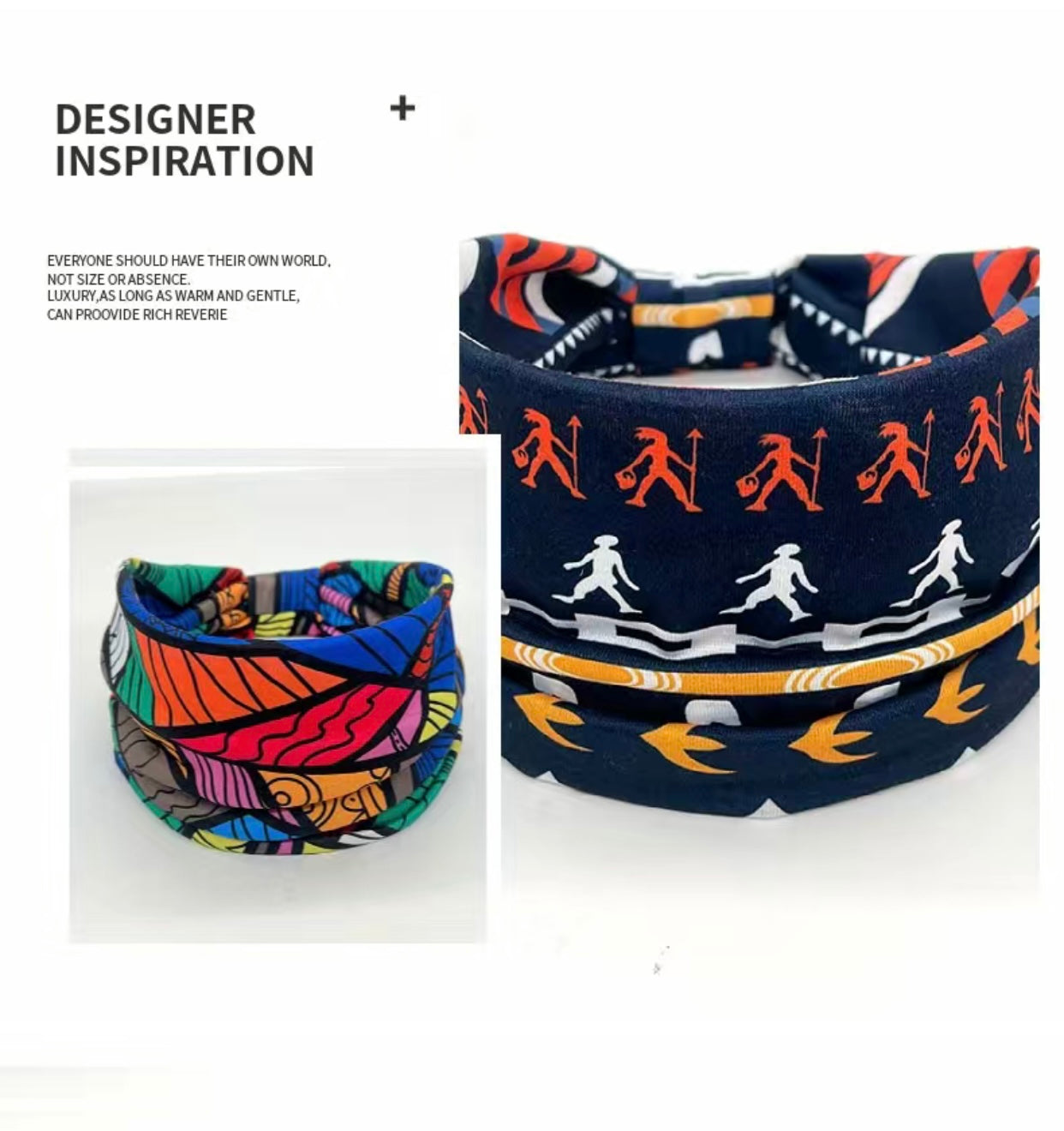 Ethnic Prints Assorted Art Wide Headbands