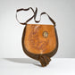 Rustic Crescent Moon Leather Bag
Brown