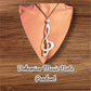 Bohemian Large Pendant Necklace Music Note Design