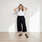 Illuka Pants Black 3/4 Length