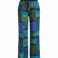 Love Joy Boho Festival Cotton long pants multi blue & Green
