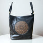 Bohemian Mandala Weaved Black
Leather Bag