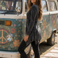Stonewash Black Long Sleeve Tunic