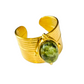 Serpentine Stone Gap Open Ring