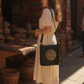 Bohemian Mandala Weaved Black
Leather Bag