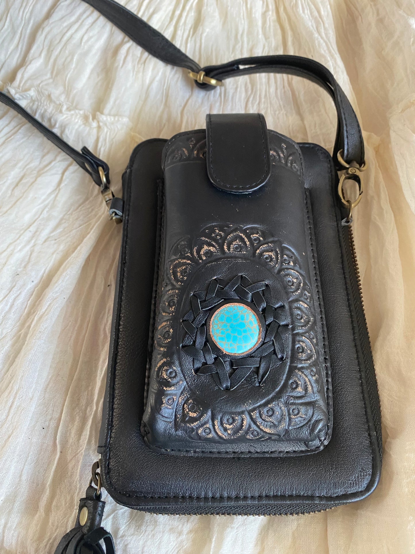 Dreamcatcher Zip Round Travel Wallet Bag