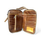 Rattan Mesh Rustic Phone Wallet Bag Leather