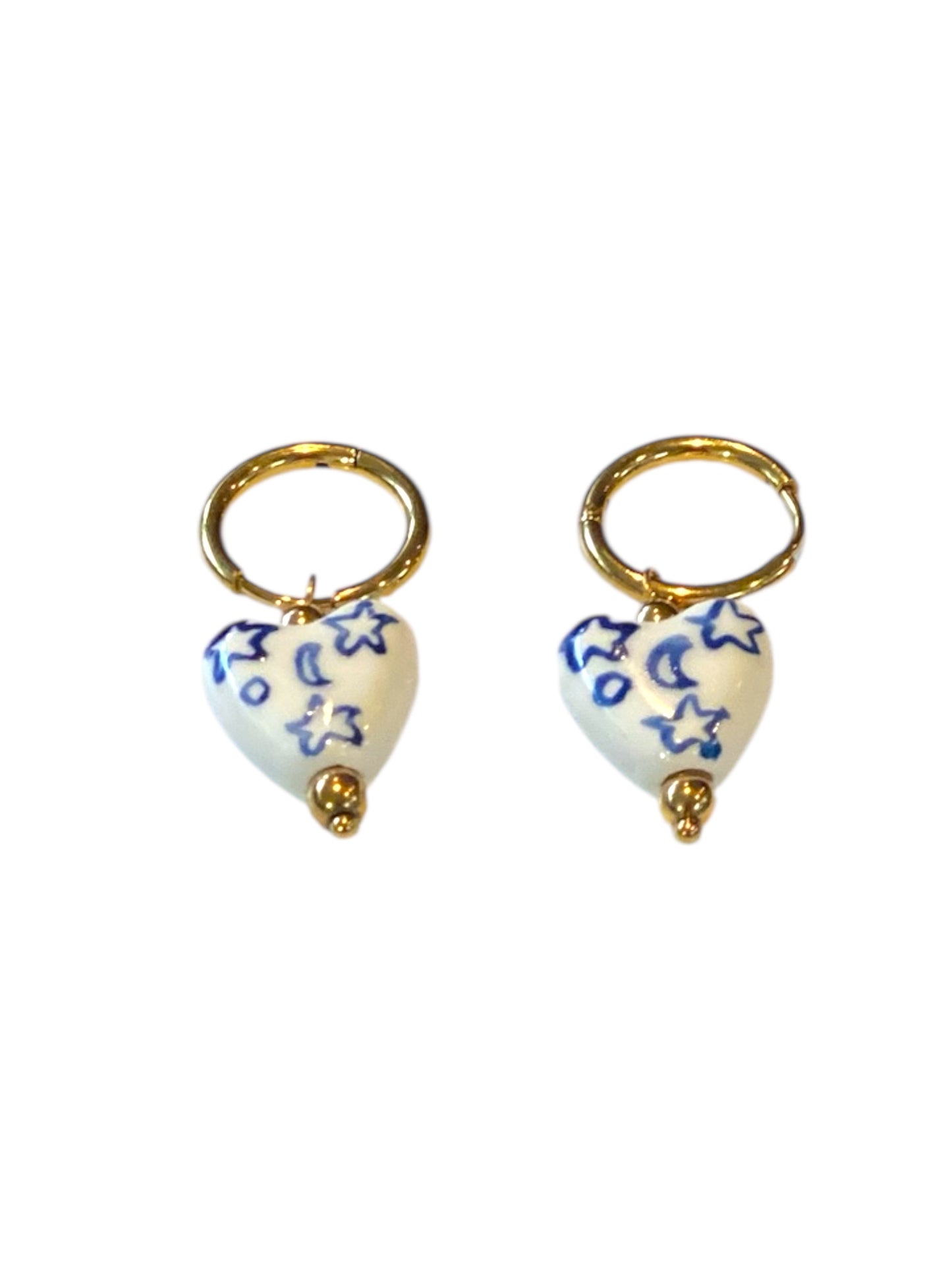 Shars Star Heart Earrings