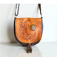 Rustic Crescent Moon Leather Bag
Brown