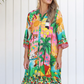 Tropics Glam Dress Multi Green
