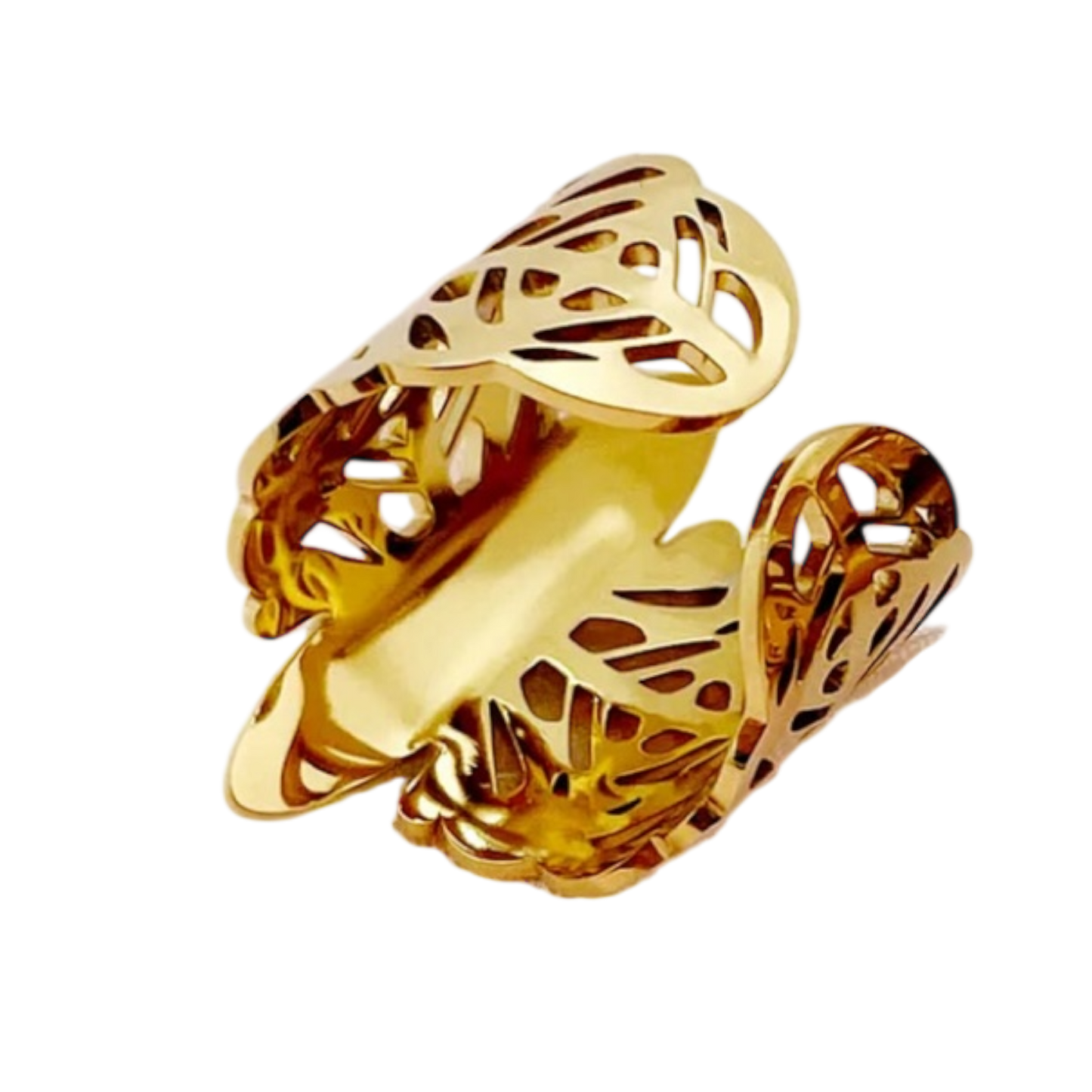 Green Aventurine Stone Ring
18k Gold Plated