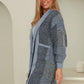 Rimmie Long Knit Cardigan with pockets