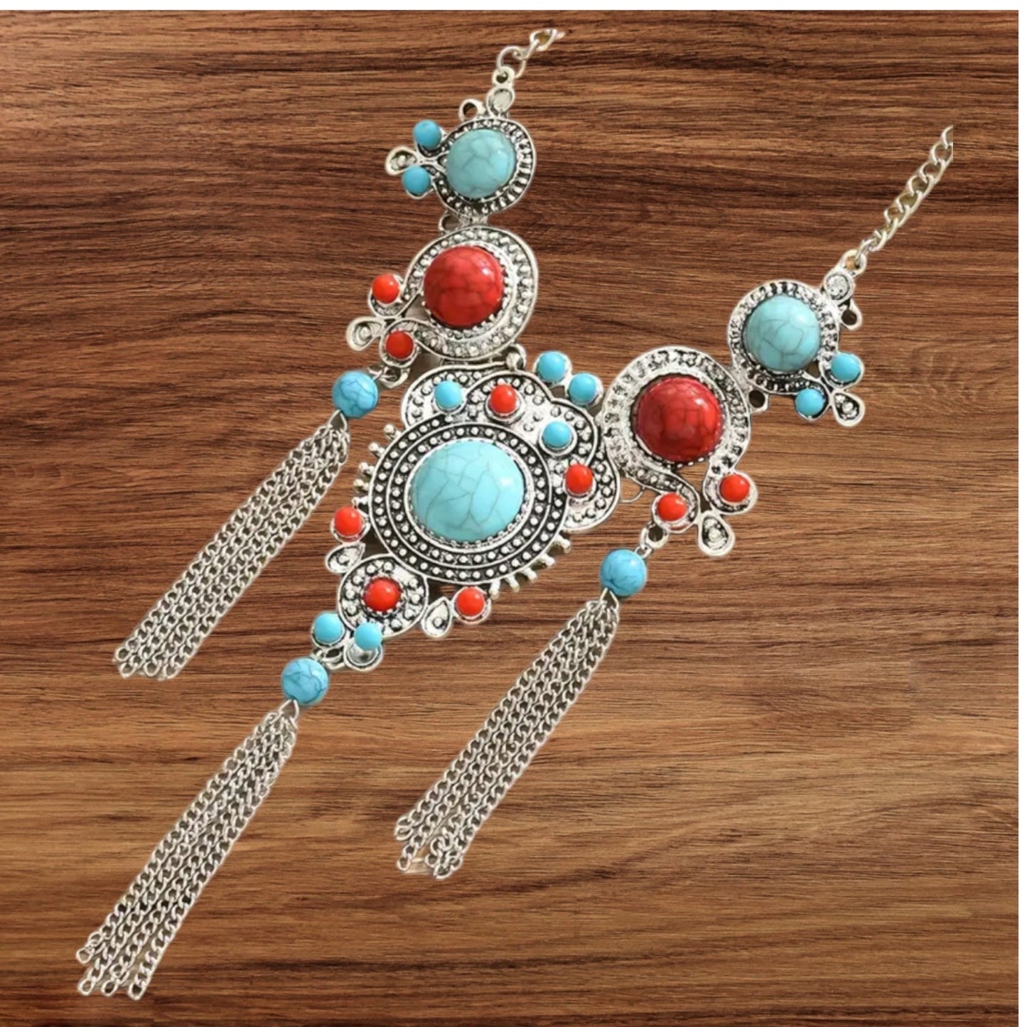 Bohemian Turquoise Queen Necklace