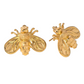 Bee Stud Earrings 18k Gold Plated