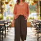 Illuka Pants Chocolate 3/4 Length