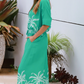 Palm Cove Pants Turquoise