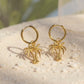 Island Palms Earrings 18k gold plated