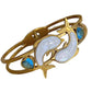 Bangle Dolphin Seas 18k Gold Plated