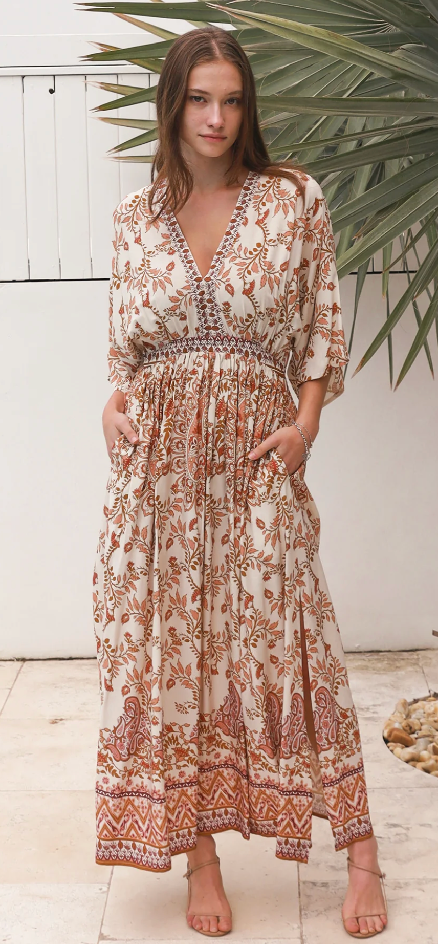 Autumn Dunes Maxi Dress