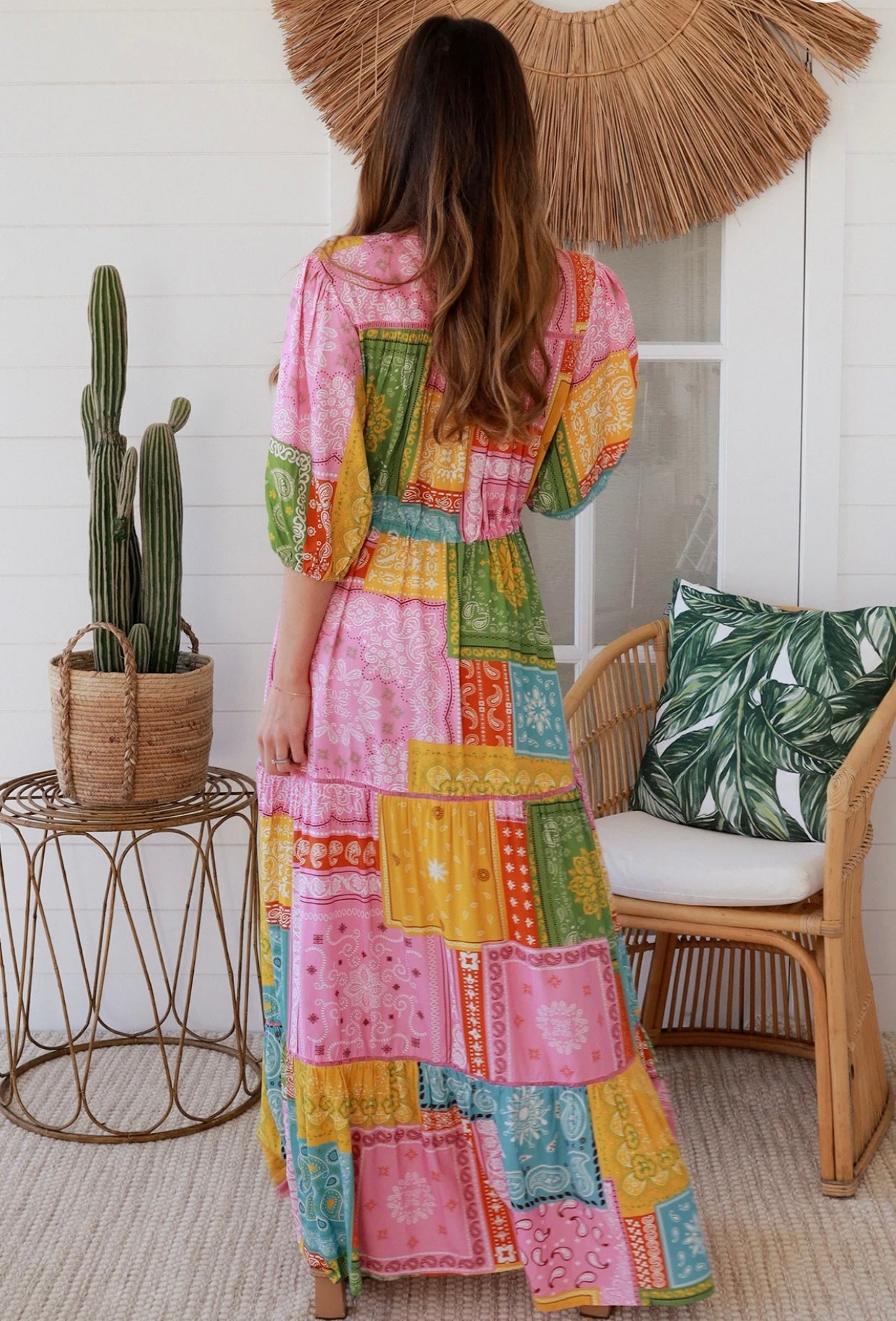 Maxi Dress Valentine Print