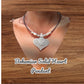 Bohemian Large Pendant Necklace Heart Design