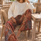 Selena Print Bohemian High Waist Pants