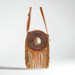 Western Round Leather Bag
Natural Brown