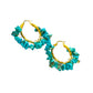 Turquoise Stone Earrings
18k Gold Plated
