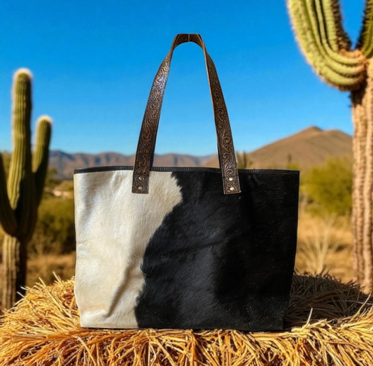 Cowhide Tote Shoulder Bag
Genuine Leather