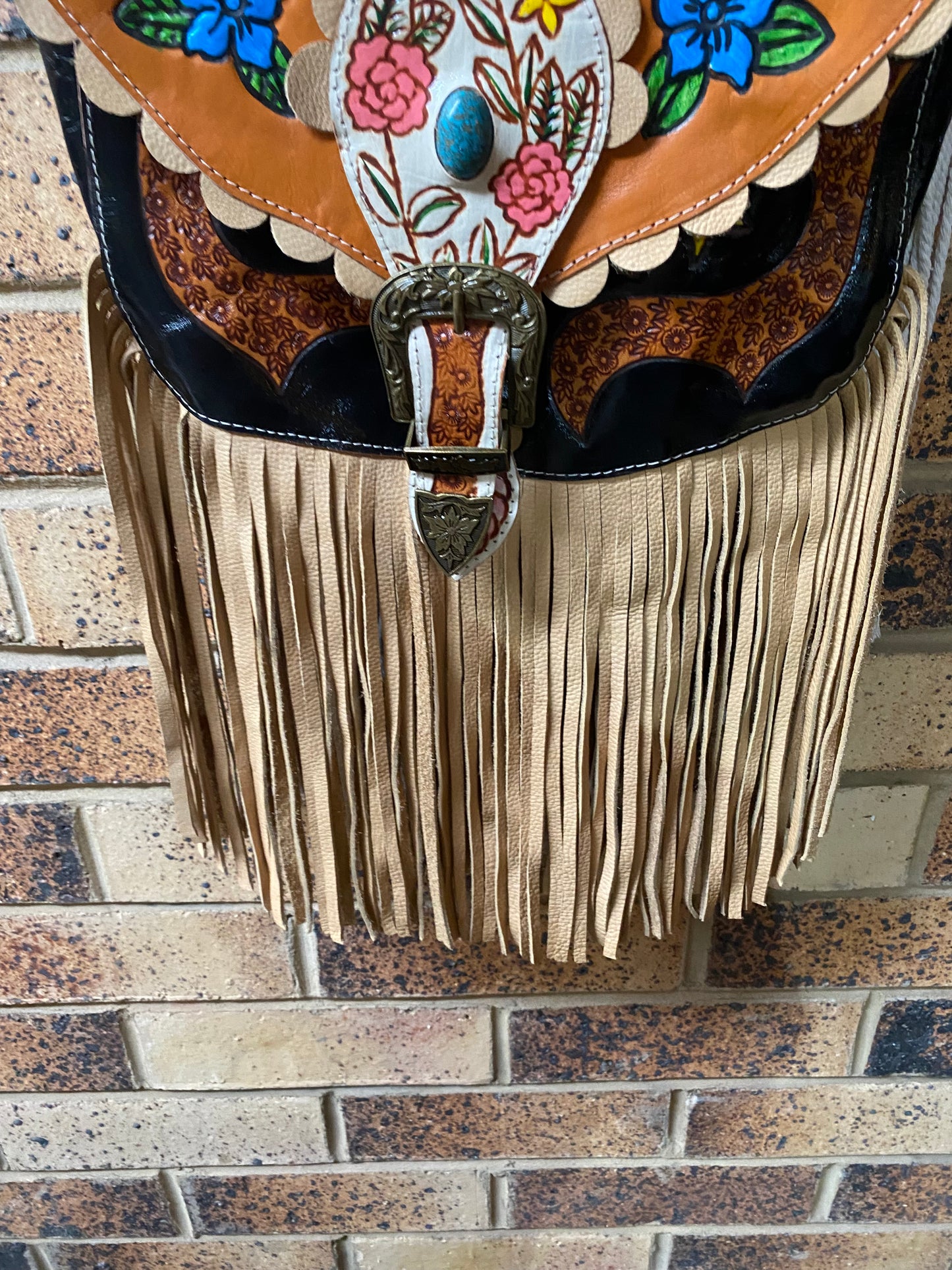 Bohemian Leather Shoulder Bag Gypsy