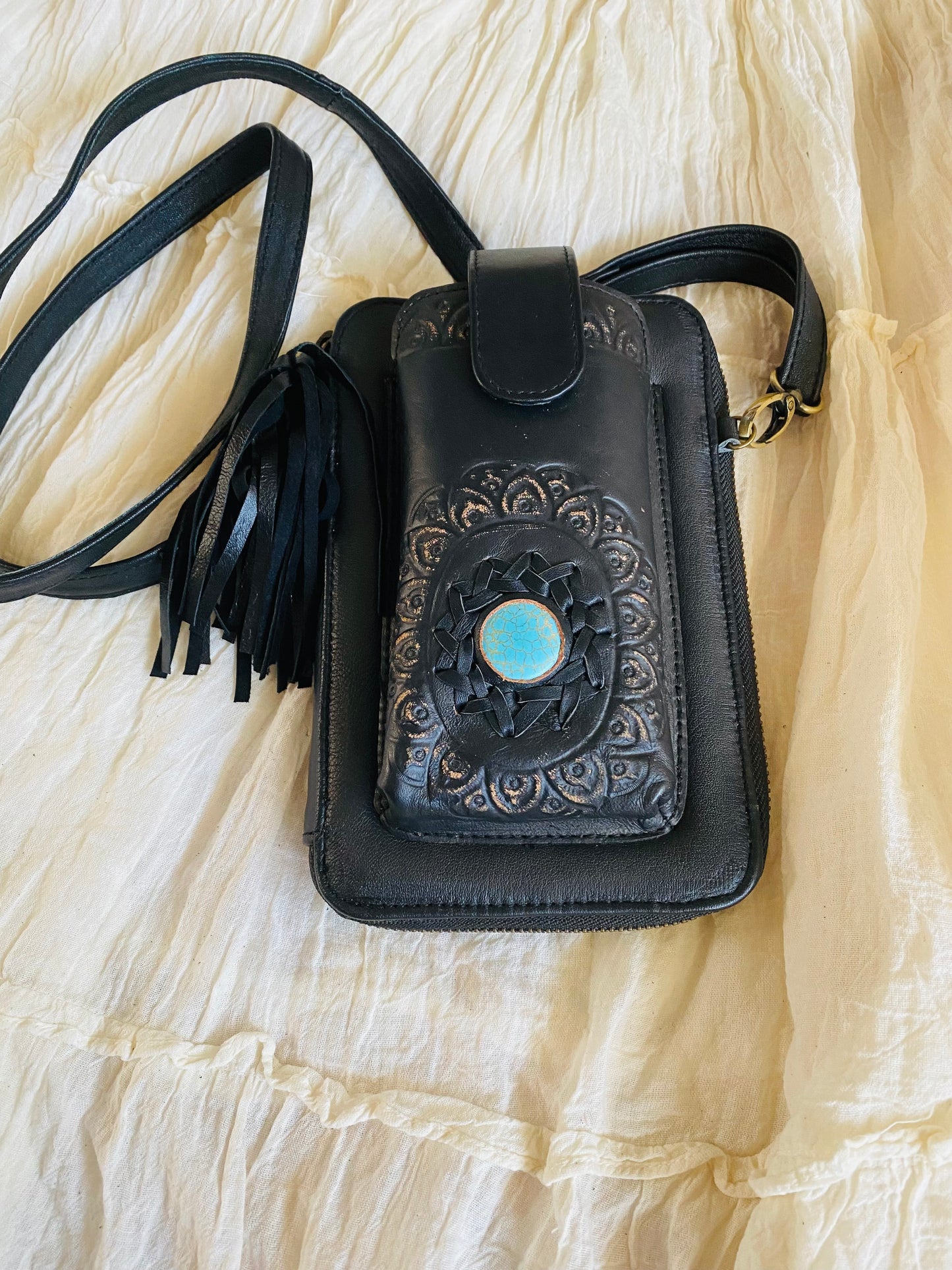 Dreamcatcher Zip Round Travel Wallet Bag